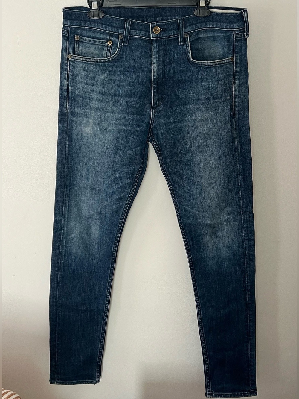 Men's rag & bone 34 Extra Slim Fit 1 Dark Blue Jeans